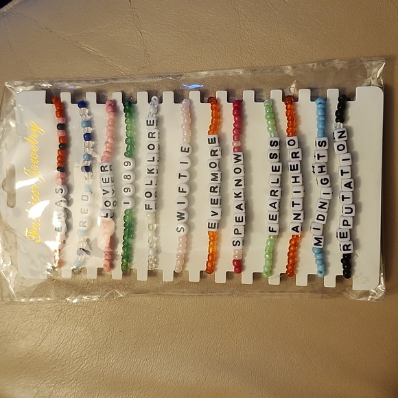 BNIP 12 pcs friendship bracelet Taylor Swift Eras Tour - Picture 3 of 5